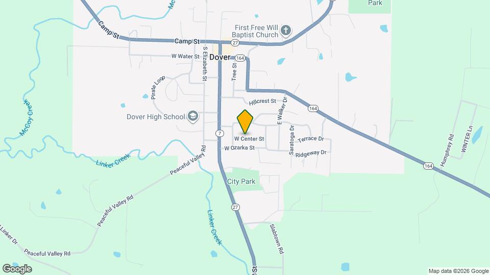 56 W Center St Map and Location Details