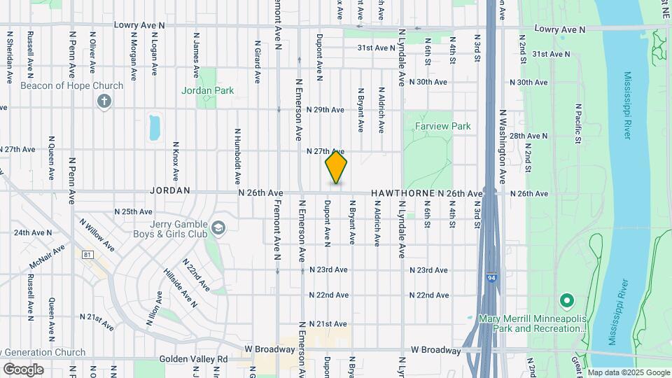 2601 Colfax Ave N Map and Location Details