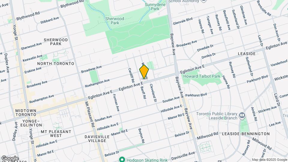 524 Eglinton Ave E Map and Location Details