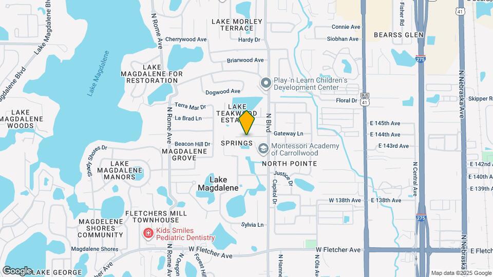 925 Clearcreek Dr Map and Location Details