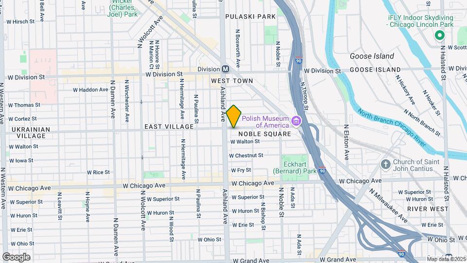 1543 W Augusta Blvd Map and Location Details