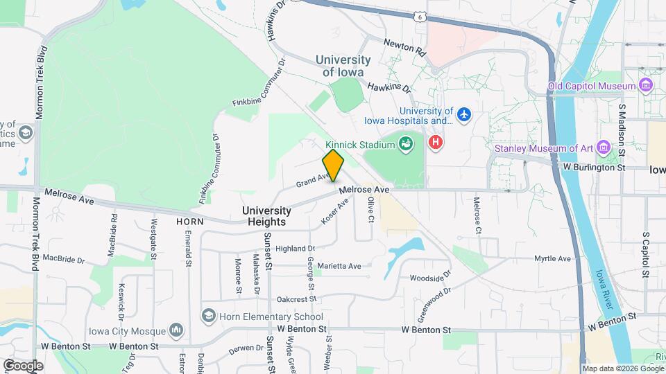 1128 Melrose Ave Map and Location Details