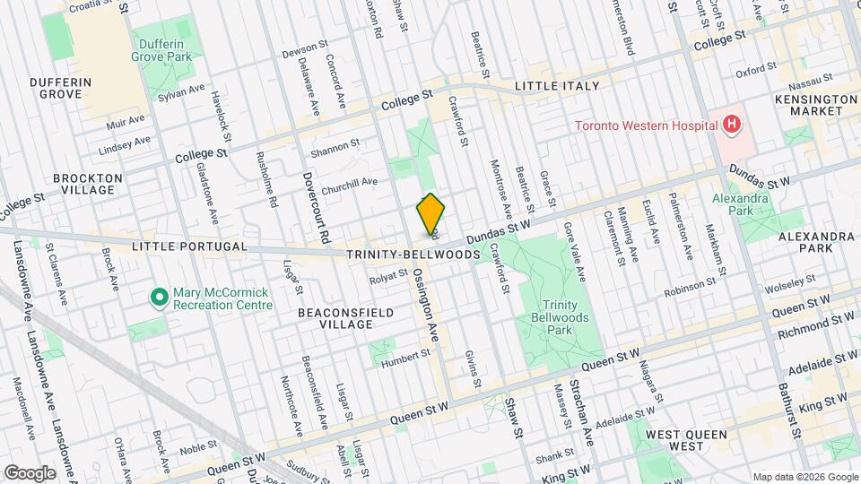 1106 Dundas St W Map and Location Details