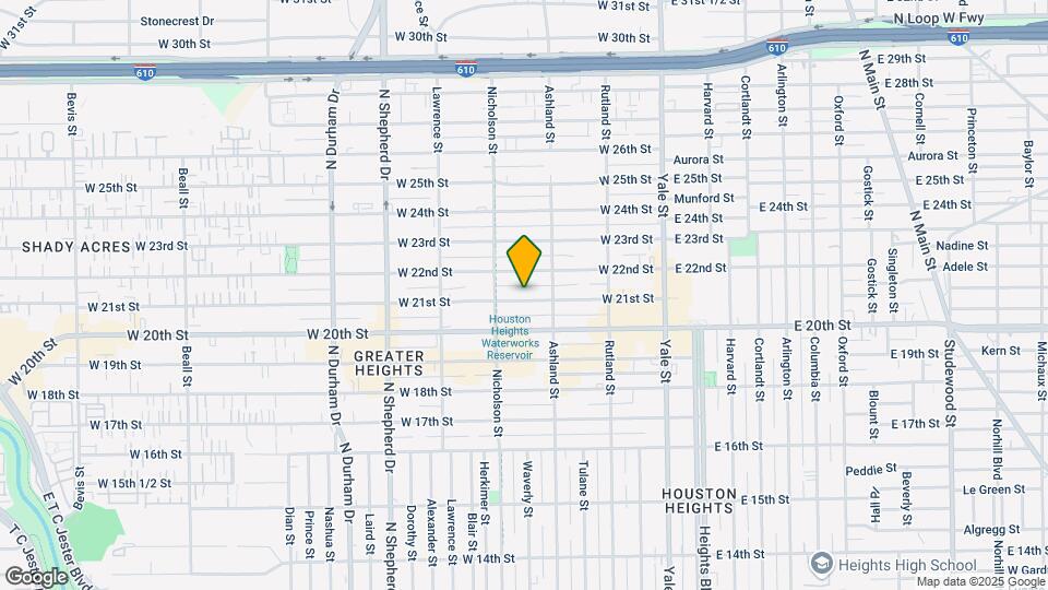 425 W 21st St Map and Location Details