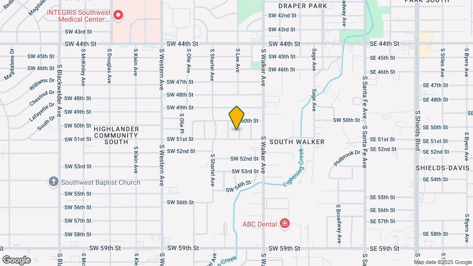5117 S Lee Ave Map and Location Details