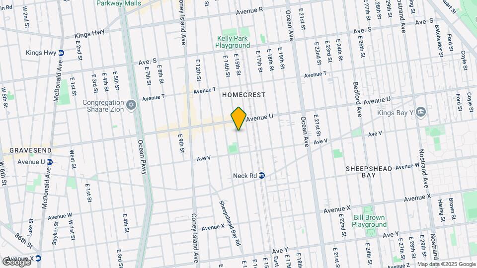 2129 E 14th St Map and Location Details