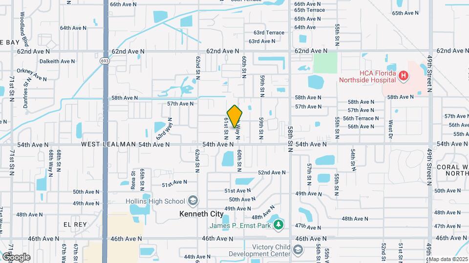 5504 60th Way N Map and Location Details