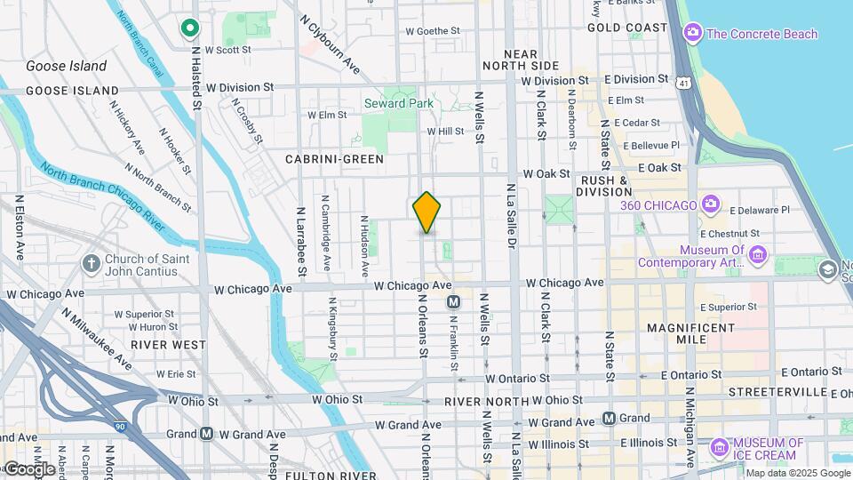 338 W Chestnut St Mapa y Detalles de la Ubicación