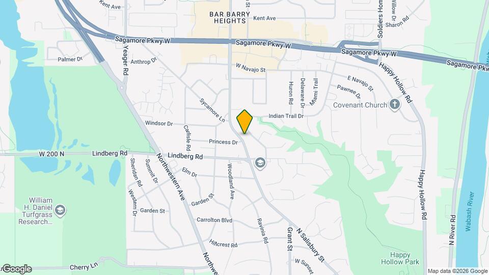 2004 N Salisbury St Map and Location Details