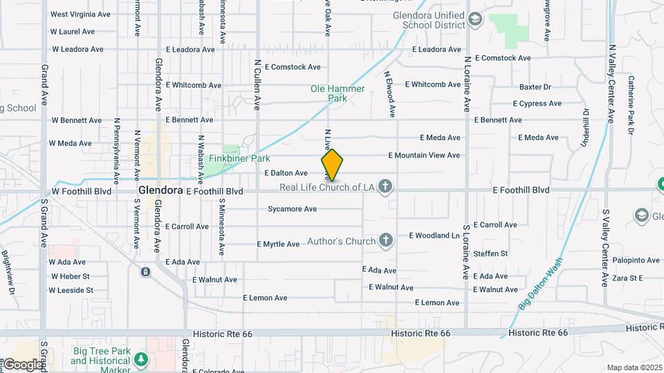705 E Foothill Blvd Map and Location Details