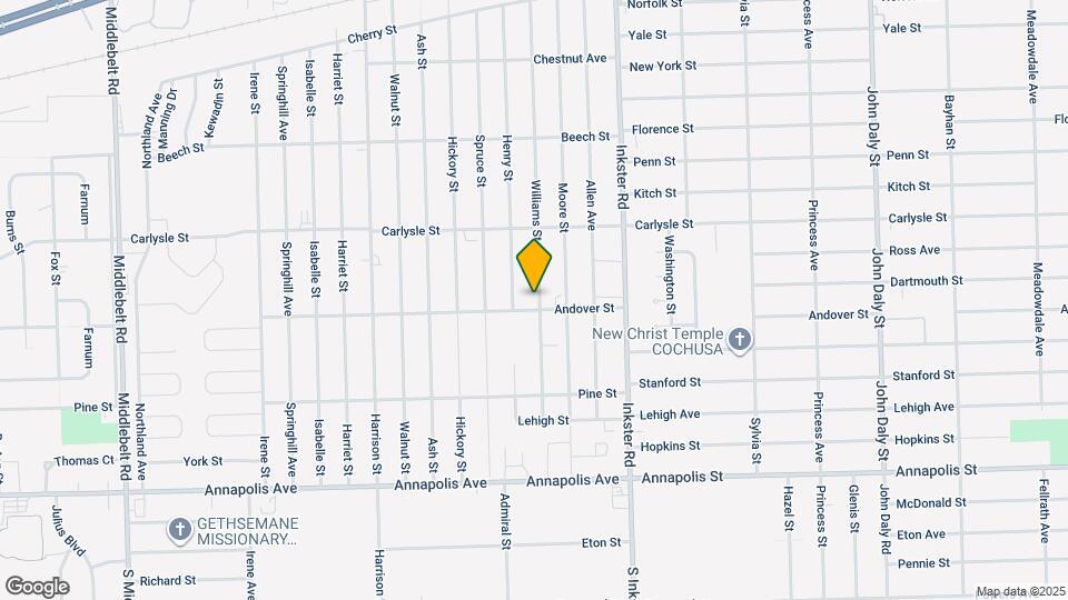 3924 Williams St Map and Location Details