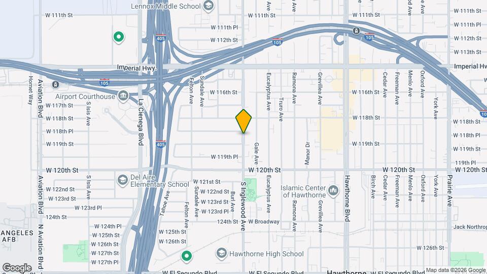 118546 Inglewood Ave Mapa y Detalles de la Ubicación