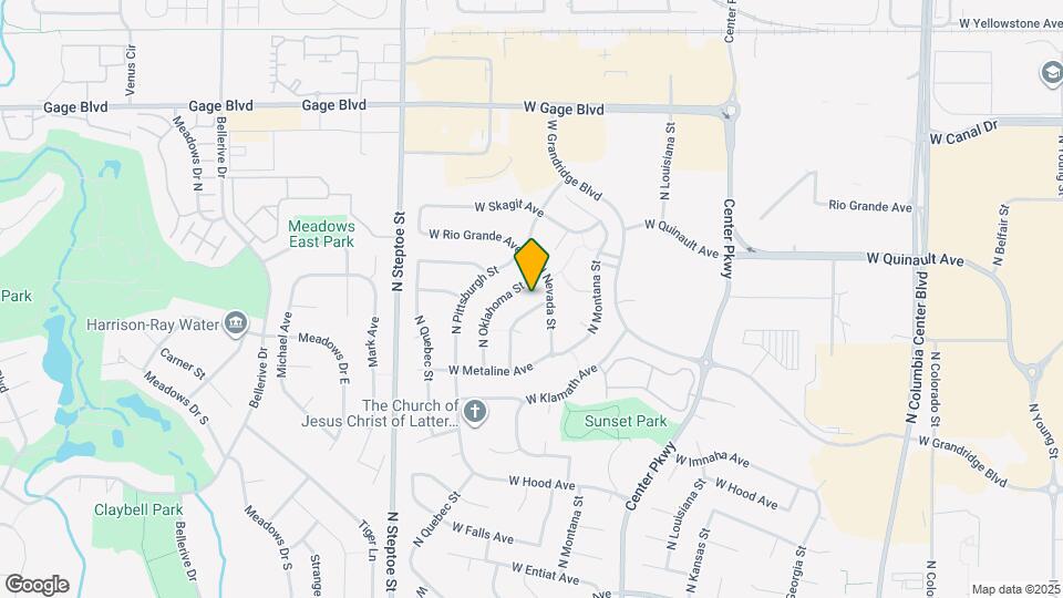 1299 N Oklahoma Pl Map and Location Details