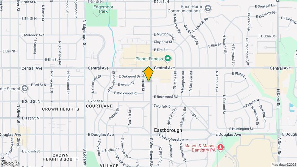 363 N Woodlawn Blvd Map and Location Details