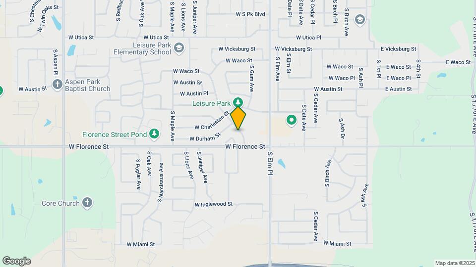 4736 S Ironwood Ave Map and Location Details
