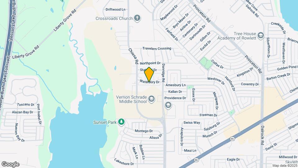 7114 Waterbury Dr Map and Location Details