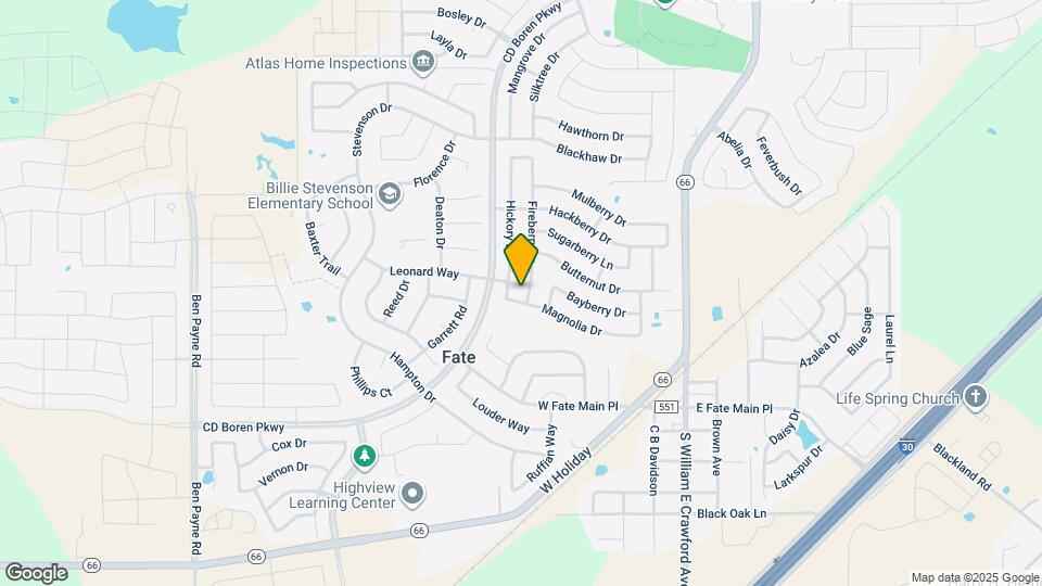 405 Fireberry Dr Mapa y Detalles de la Ubicación