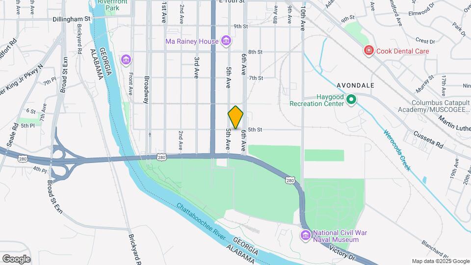 Miles Crossings Map and Location Details