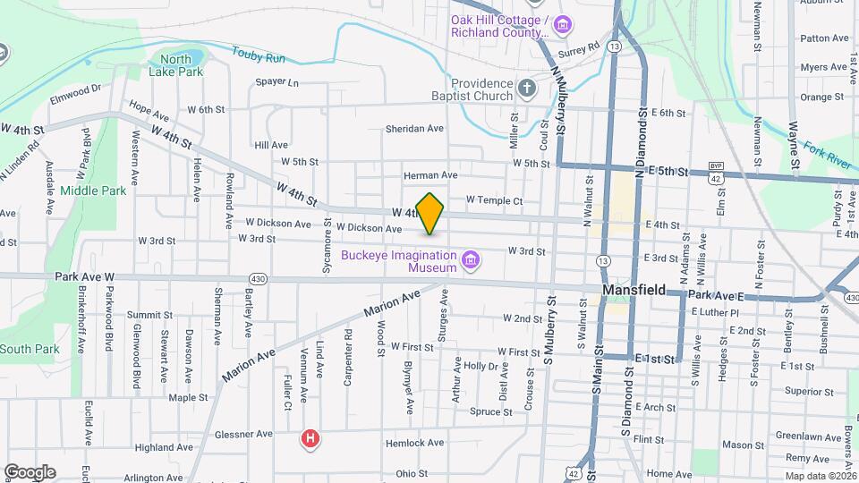 230 W 3rd St Map and Location Details