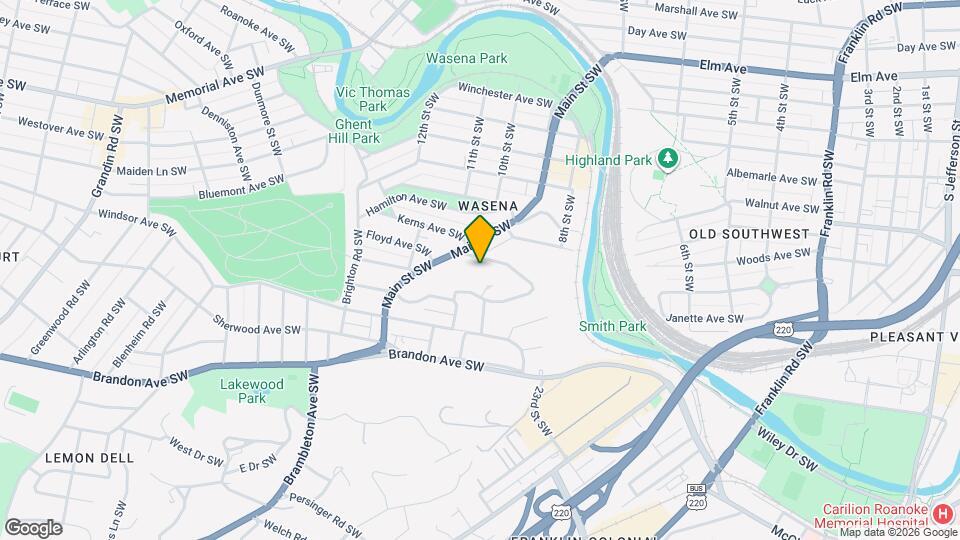 934 Floyd Ave SW Map and Location Details