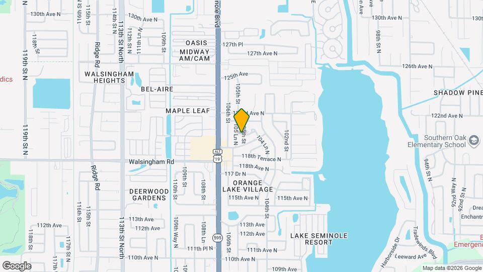 12006 105th St Map and Location Details