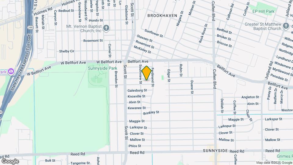 4215 Davenport St Map and Location Details