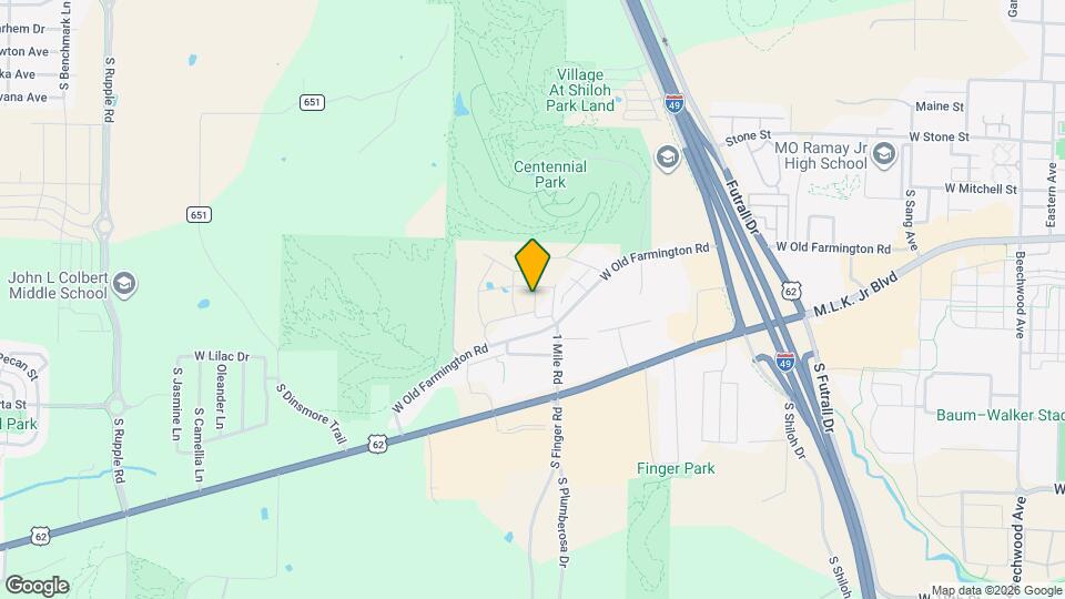 936 S Wichita Ave Map and Location Details