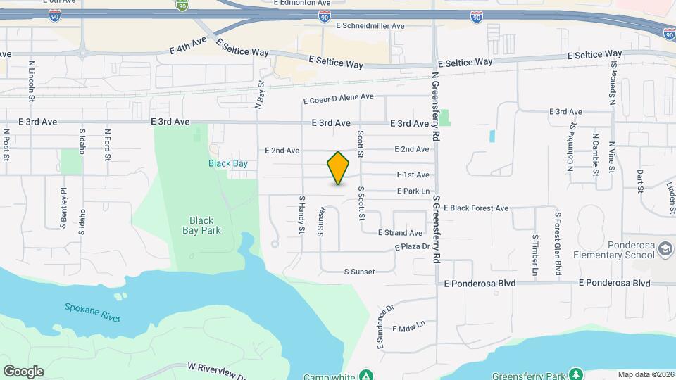 1617 E Park Ln Map and Location Details