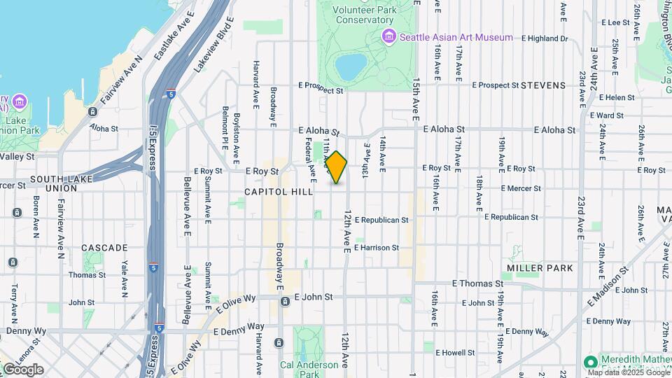 604 E 11th Ave Map and Location Details
