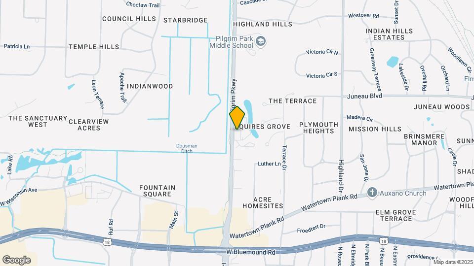 Squires Grove Mapa y Detalles de la Ubicación