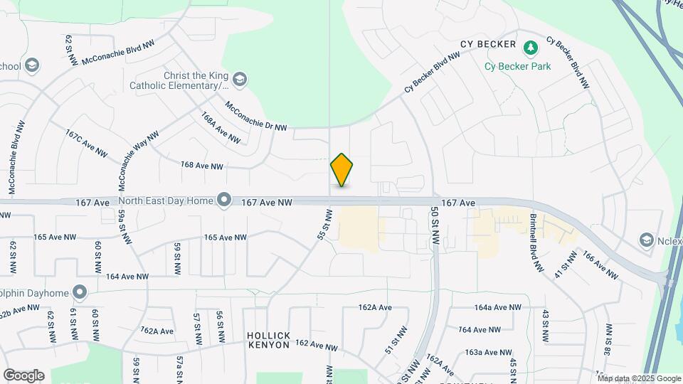 5419 167A Av NW Map and Location Details