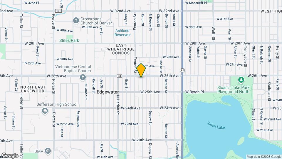 2577 Eaton St Map and Location Details