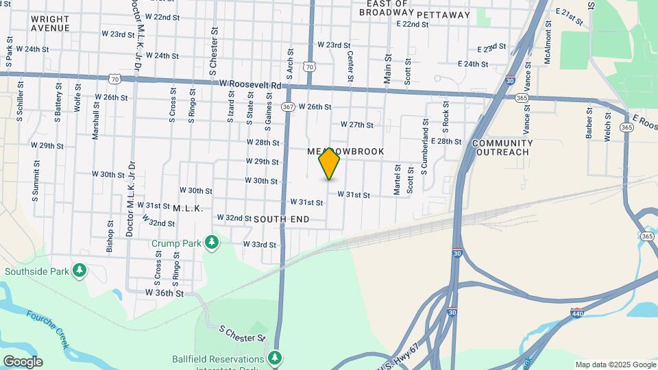 3011 S Spring St Map and Location Details