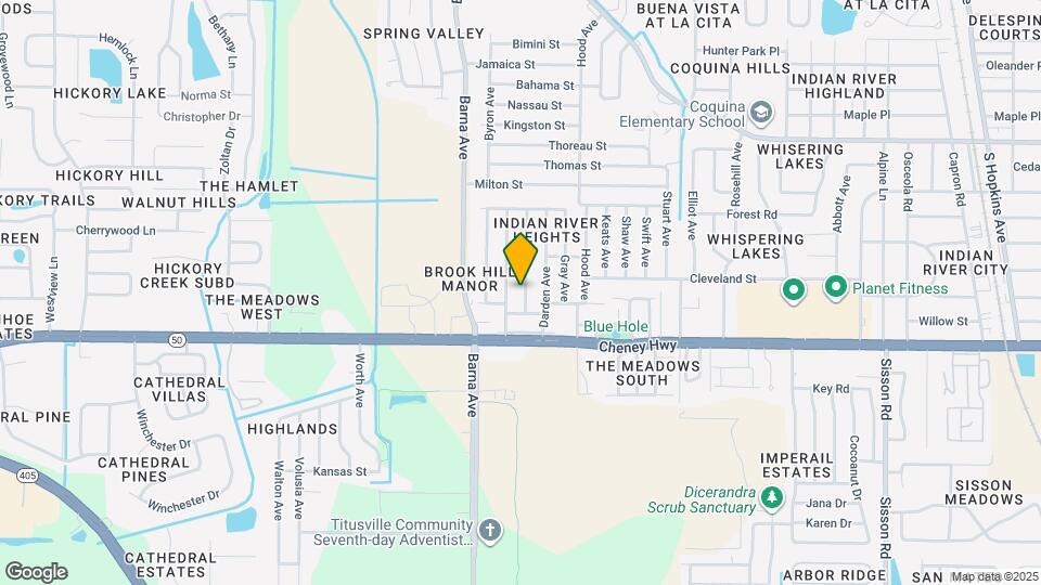 4530 Coleridge Ave Map and Location Details