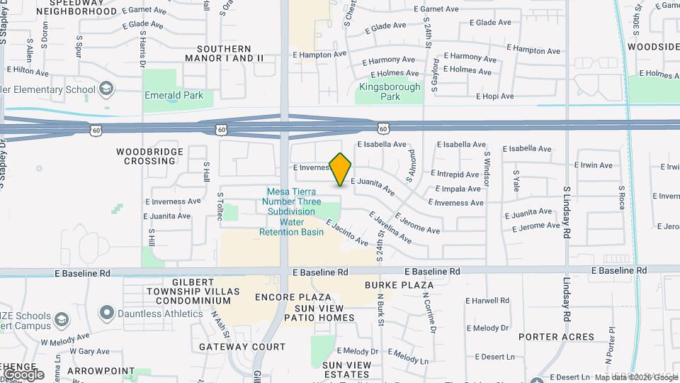 2156 E Jerome Ave Map and Location Details