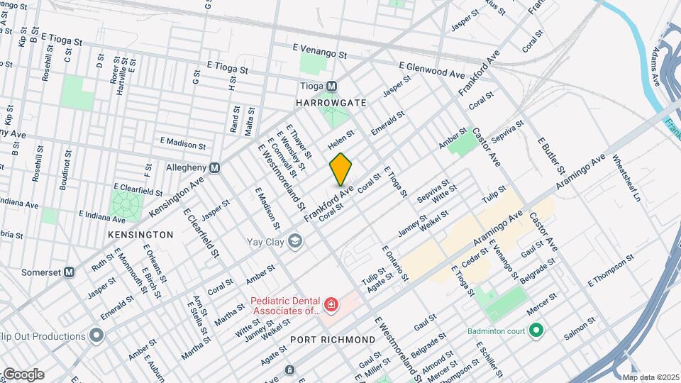 3376 Frankford Ave Map and Location Details