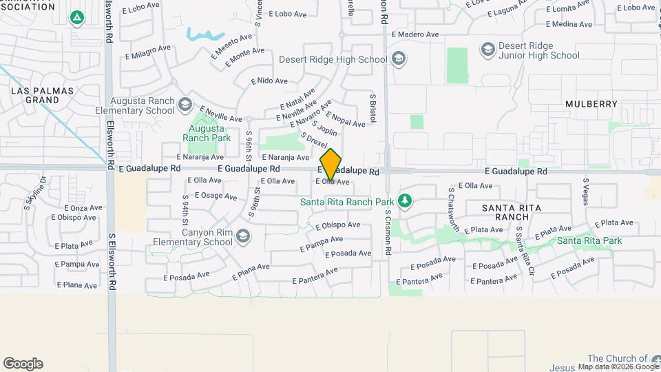 9827 Olla Ave Mapa y Detalles de la Ubicación