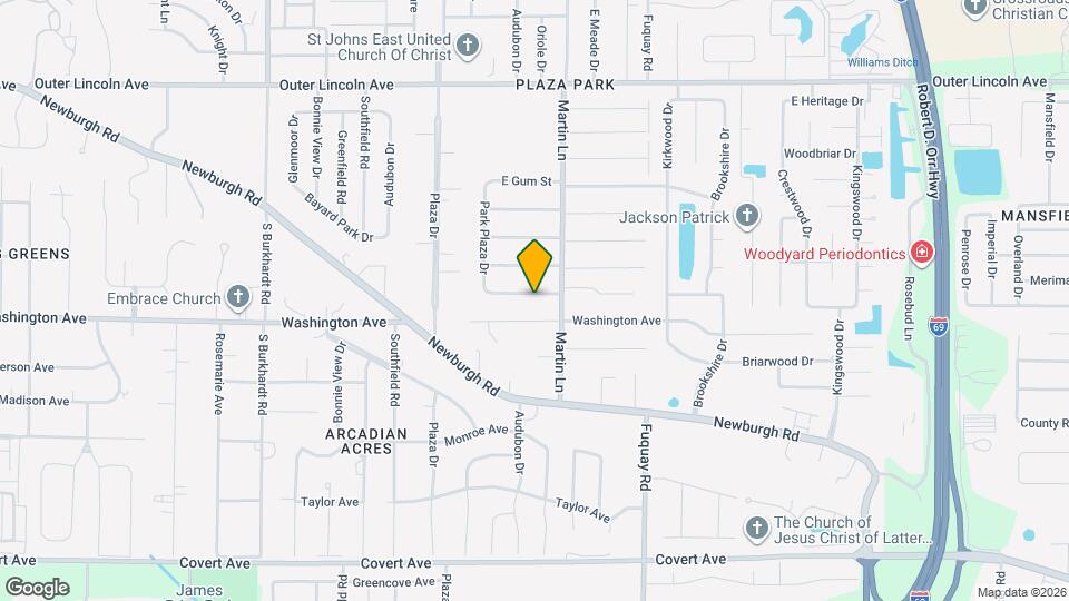 7221 E Blackford Ave Mapa y Detalles de la Ubicación