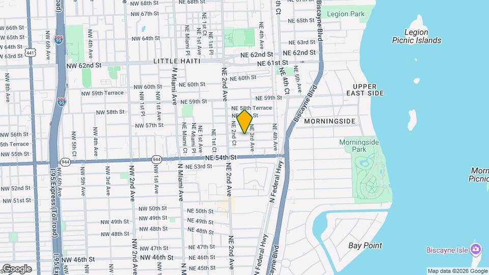 265 NE 55th Terrace Map and Location Details