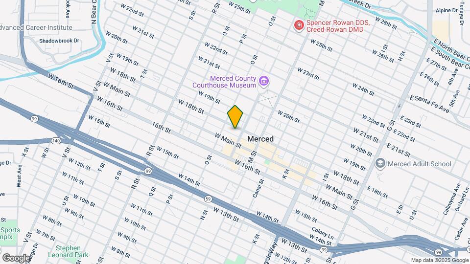 718 W 18th St Map and Location Details