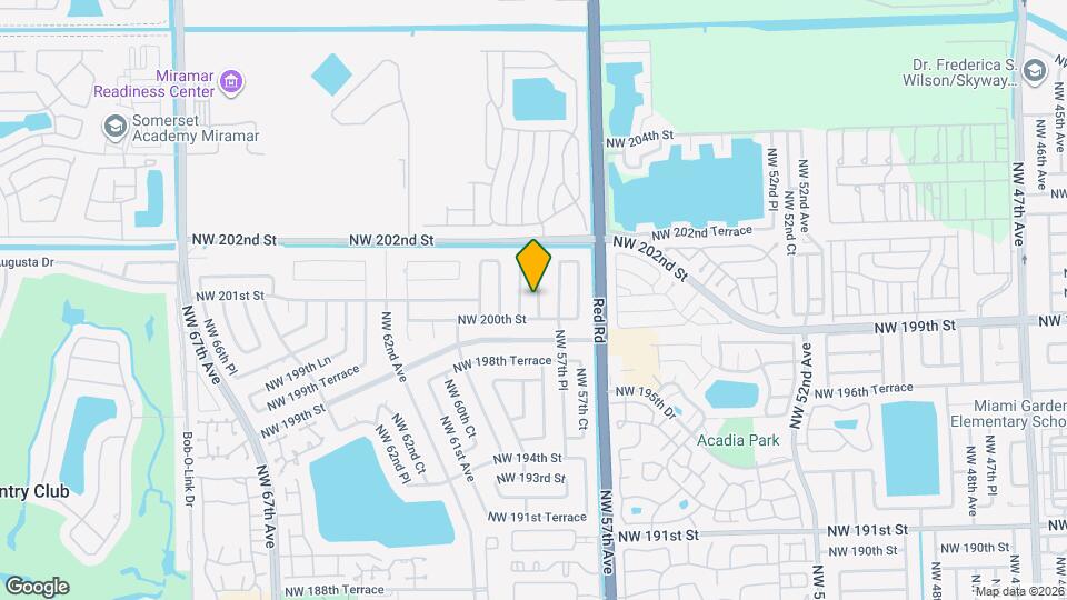20030 NW 58th Ave Mapa y Detalles de la Ubicación