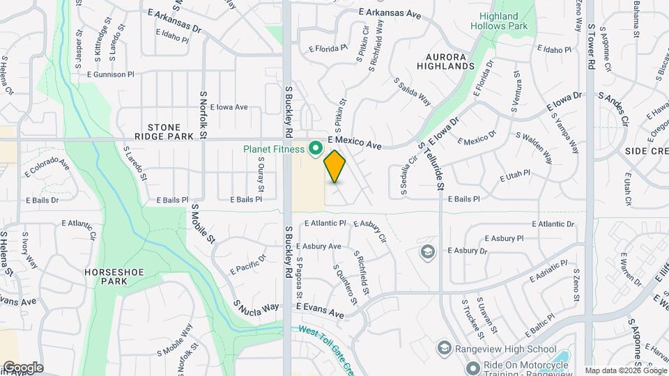 1827 S Pitkin Cir Map and Location Details