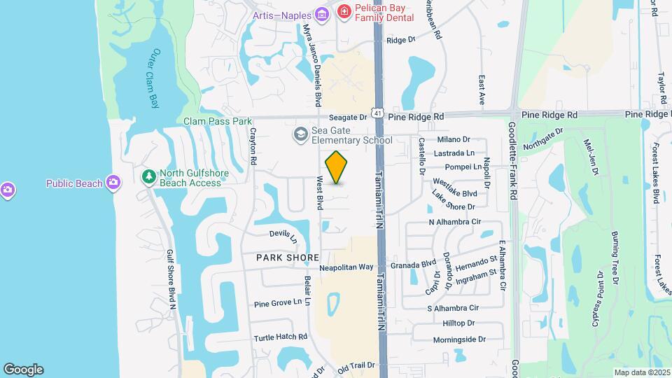 750 Southern Pines Dr Map and Location Details