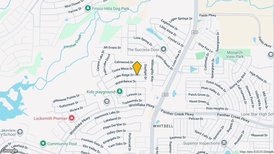 2700 Lake Ridge Dr Map and Location Details
