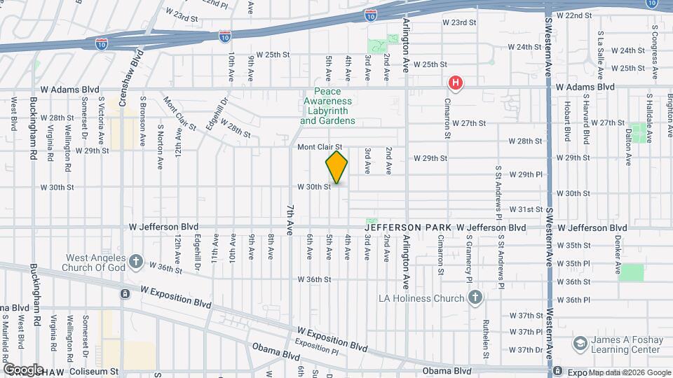 2422 W 30th St Map and Location Details