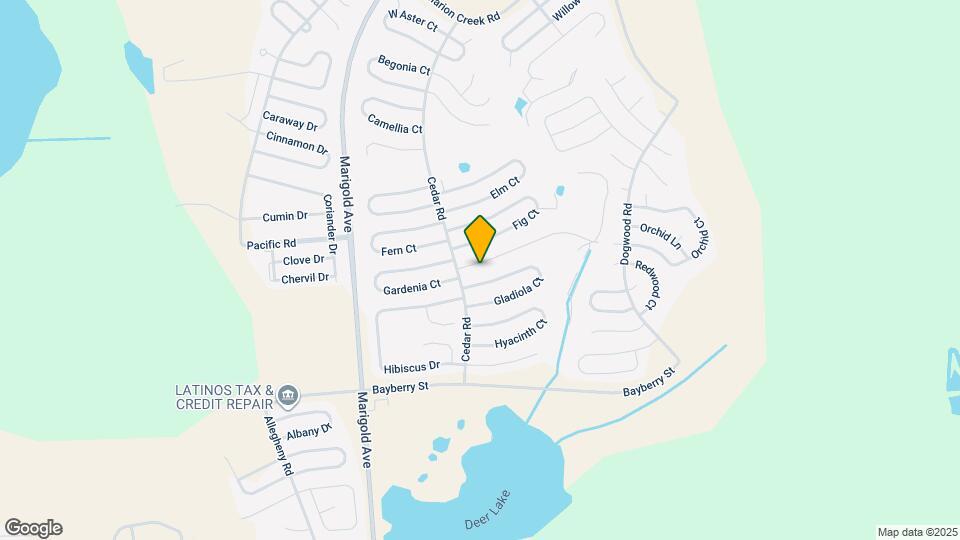 208 Goldenrod Ln Map and Location Details