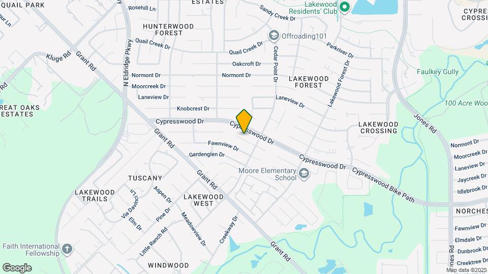 11918 Glenway Dr Map and Location Details