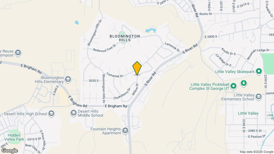 3049 Willow Dr Map and Location Details