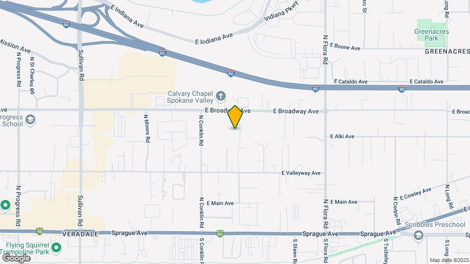 617 N Shamrock Rd Map and Location Details