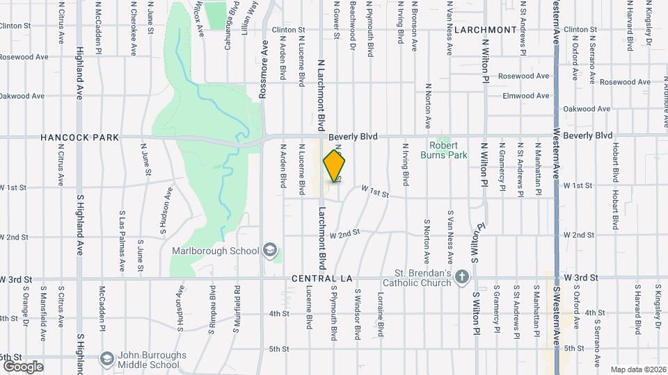 127 N Gower St Map and Location Details